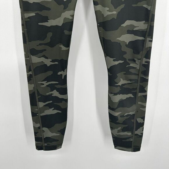 ATHLETA Ultimate 7/8 Tight High Rise Green Gray Camo Ankle Leggings Size Small - Picture 6 of 10